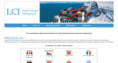 Desktop Screenshot of lcilaw.com